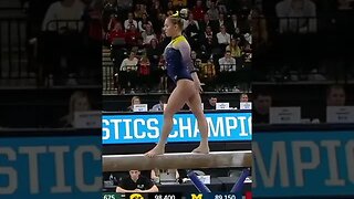 Abby Heiskell (Michigan) Perfect 10.0 on Beam - Big 10 Championship 3/18/23 #shorts