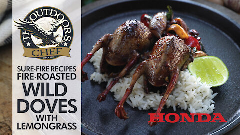 Fire Roasted Wild Doves with Lemongrass with The Outdoors Chef