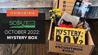 SCOUTbox October 2022 Unboxing - An Outdoors Subscription for Families