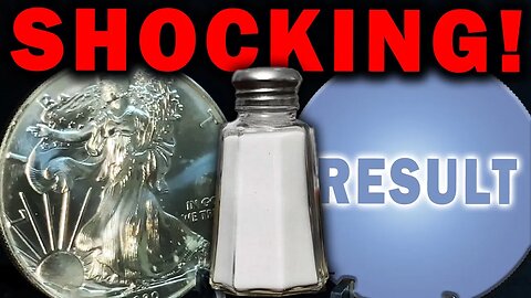 SHOCKING RESULT! American Silver Eagle Dissolved In SALT For Over 3 Years!