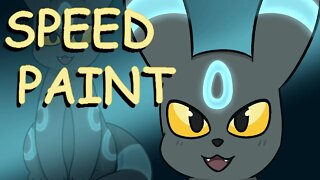 Speed Paint - Shiny Umbreon PNG