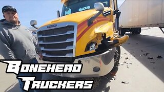 TRUCK STOP CHAOS & FAILS | Bonehead Truckers