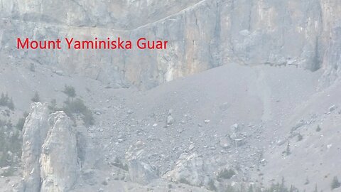 Mt Yaminiska Guardians and Cliff Stare Case, Giant Mountain Cities, Banff National Park yo