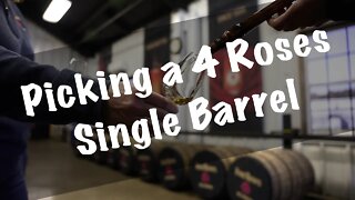 Greeze from The Podcask Picked a Four Roses Barrel Proof Single Barrel with BS & Bourbon