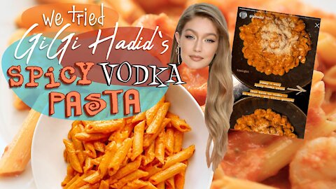 GIGI HADID'S FAMOUS Pasta without Vodka | Tiktok Spicy Pasta Recipe - Best Spicy Sauce Fusilli Pasta
