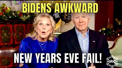 Joe & Jill Biden New Year's Eve Fail - AWKWARD!