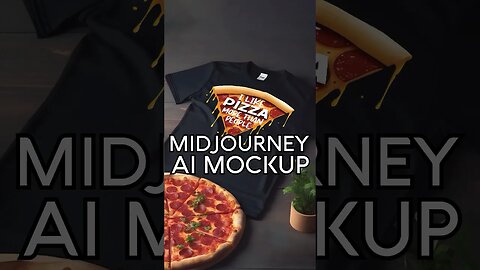 AI Mock Up With Midjourney For Print On Demand Shirt #midjourney #midjourneyai #amazonmerch #mockup