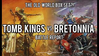 Warhammer THE OLD WORLD Battle Report BRETONNIA vs TOMB KINGS