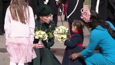 Little Girl Steals The Show With William and Kate!