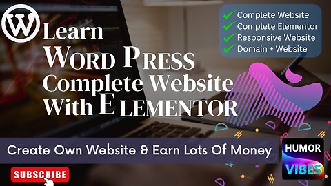 Learn WordPress Website | Complete Wordpress Tutorial for Beginners | Elementor Tutorial In Hindi