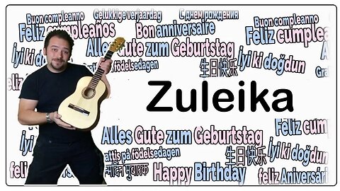 Happy Birthday Zuleika - Happy Birthday to You Zuleika #shorts