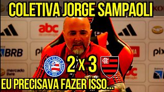 AO VIVO COLETIVA DE JORGE SAMPAOLI BAHIA X FLAMENGO - É TRETA!!! NOTÍCIAS DO FLAMENGO