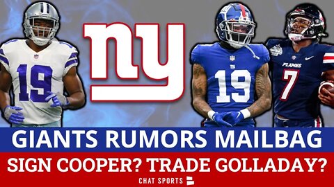 Sign Amari Cooper? Giants Rumors Q&A: Trade Kenny Golladay? Re-Sign Evan Engram? Draft Malik Willis?