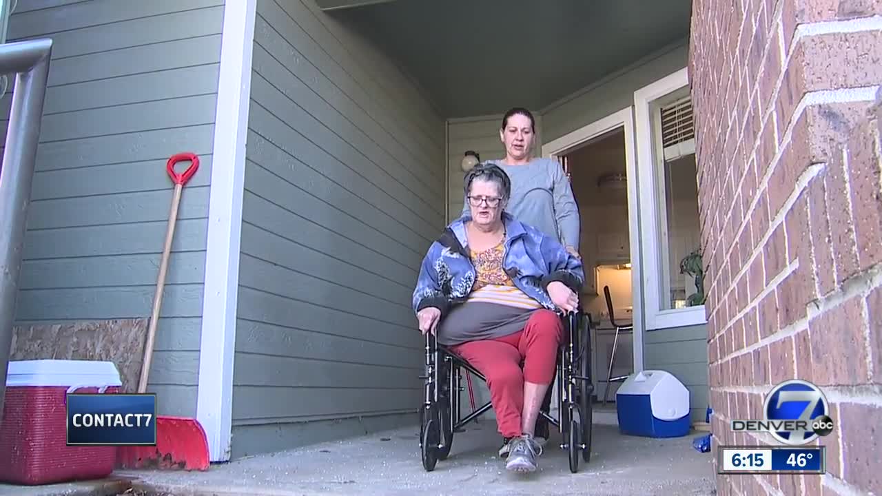 Wheelchair-using renter feels 'trapped' by apartment stairs