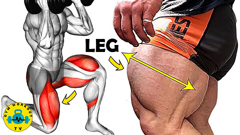 6 Exercises for BIGGER Stronger LEGS | Leg Workout at Gym!