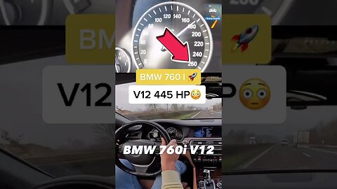 BMW 760I TOP SPEED ACCELERATION