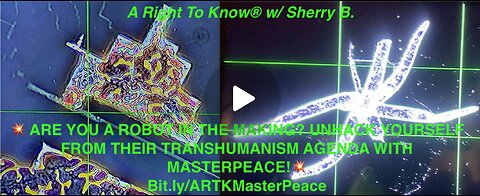 💥 ARE YOU A ROBOT IN THE MAKING? UNHACK YOURSELF FROM THEIR TRANSHUMANISM AGENDA WITH MASTERPEACE!💥