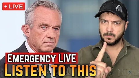 Why RFK Jr is NOT Your GUY! 🔴EMERGENCY LIVE🔴