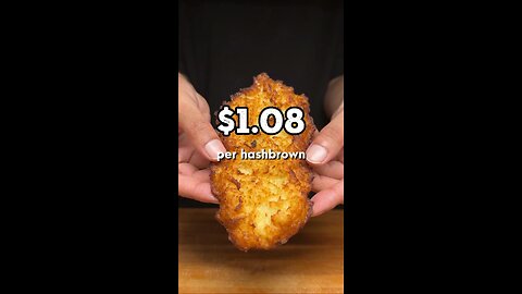 How to Make $1 GIANT McDonalds Hashbrowns #collegechefron