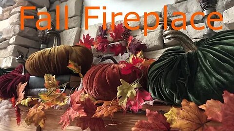 Part 1 living room Fall Fire Place