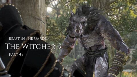 The Witcher 3 Wild Hunt Part 45 - Beast In The Garden