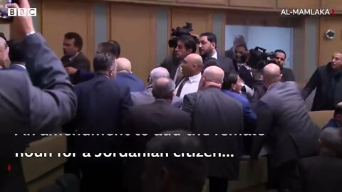 Watch In Full Fist Fight In Jordan's Parliament