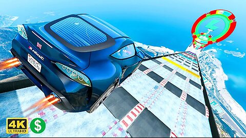 4k GTA 5 MEGA RAMP 60FPS | 261 full hd mode gaming 2024