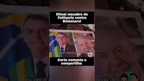 Ritual de macumba contra Bolsonaro em favor de Lula
