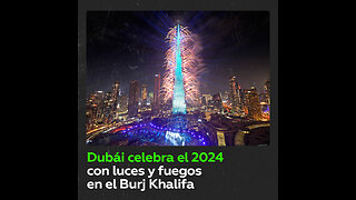 Dubái da la bienvenida al 2024 con espectaculares fuegos artificiales