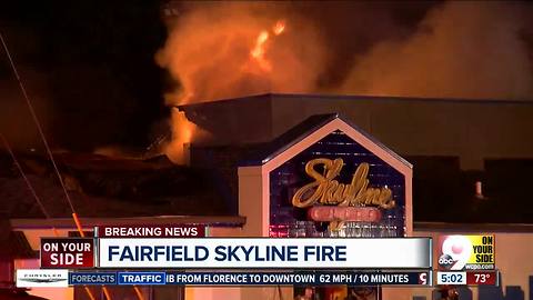Fairfield Skyline Chili destroyed in overnight fire