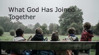 October 10, 2021 - Mark 10:2-16 - What God Has Joined Together