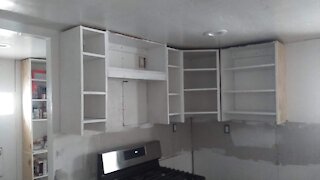 Kitchen Upper Cabinet Install