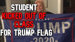 High School Student KICKED OUT of Class For Trump Flag