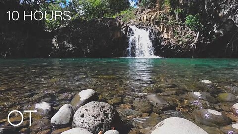 ENCHANTING Waterfall Pond in MAUI | Let The Waters Wash Away Your Troubles | Relax | Study | Sleep