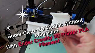 How To Print Super Clean 3D Models In A 3D Printer Without Glue Or Adhesion