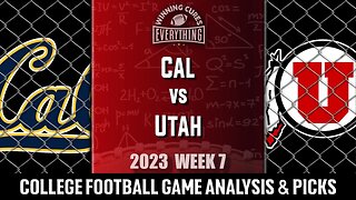 Cal vs Utah Picks & Prediction Against the Spread 2023 College Football Analysis