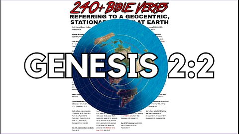 Flat Earth in 240 Bible Verses