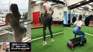 Kate Lazov #4 - Training The Lower Body - Using Aerobic Stepper, Kettle Weight, Barbell and R. Band