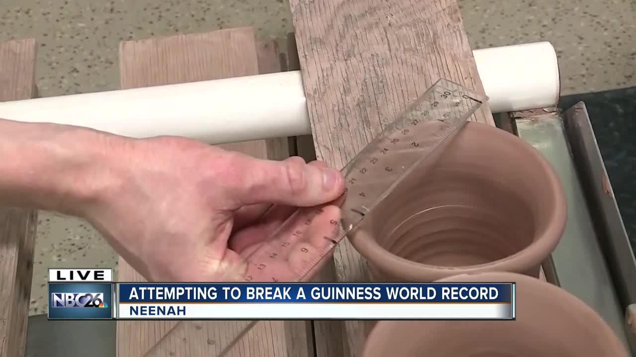 World record attempt for Sunset Hill Stoneware