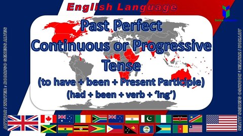 Past Perfect Continuous or Progressive - Indicative Mood - Verbs