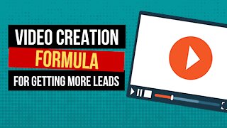 Video Marketing Tips - A Simple 4-Part Video Creation Formula For More Leads and Sales