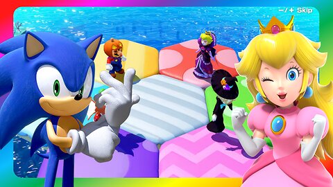 Sonic Takeover in Mario Party Superstars! Free-for-All Minigame Mayhem