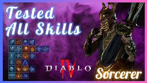 See All SORCERER Skills in Action #diablo4 #diablo4gameplay #diabloivgameplay #diabloiv