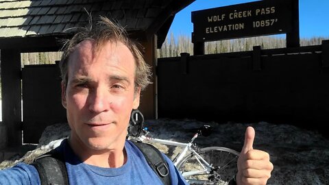 Biking Wolf Creek Pass, One of the Most Dangerous Roads in Colorado, 10,800ft May 2021