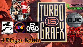 TURBOGRAFX BATTLE - Live Retro Gaming with DJC - Rumble Exclusive