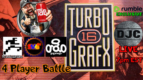 TURBOGRAFX BATTLE - Live Retro Gaming with DJC - Rumble Exclusive