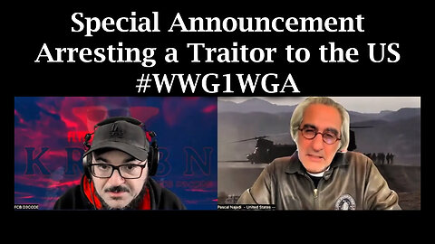 Donald Trump CIC | Special Announcement - Arresting a Traitor to the US