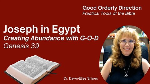 Joseph in Egypt with Potiphar | How G-O-D Creates Abundance
