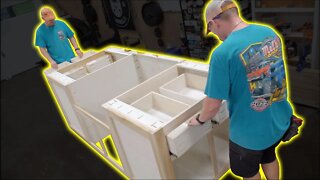 Easy, Reliable, & Strong Drawers - Outdoor Kitchen Island - Day 3