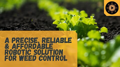 A Precise, Reliable & Affordable Robotic Solution For Weed Control